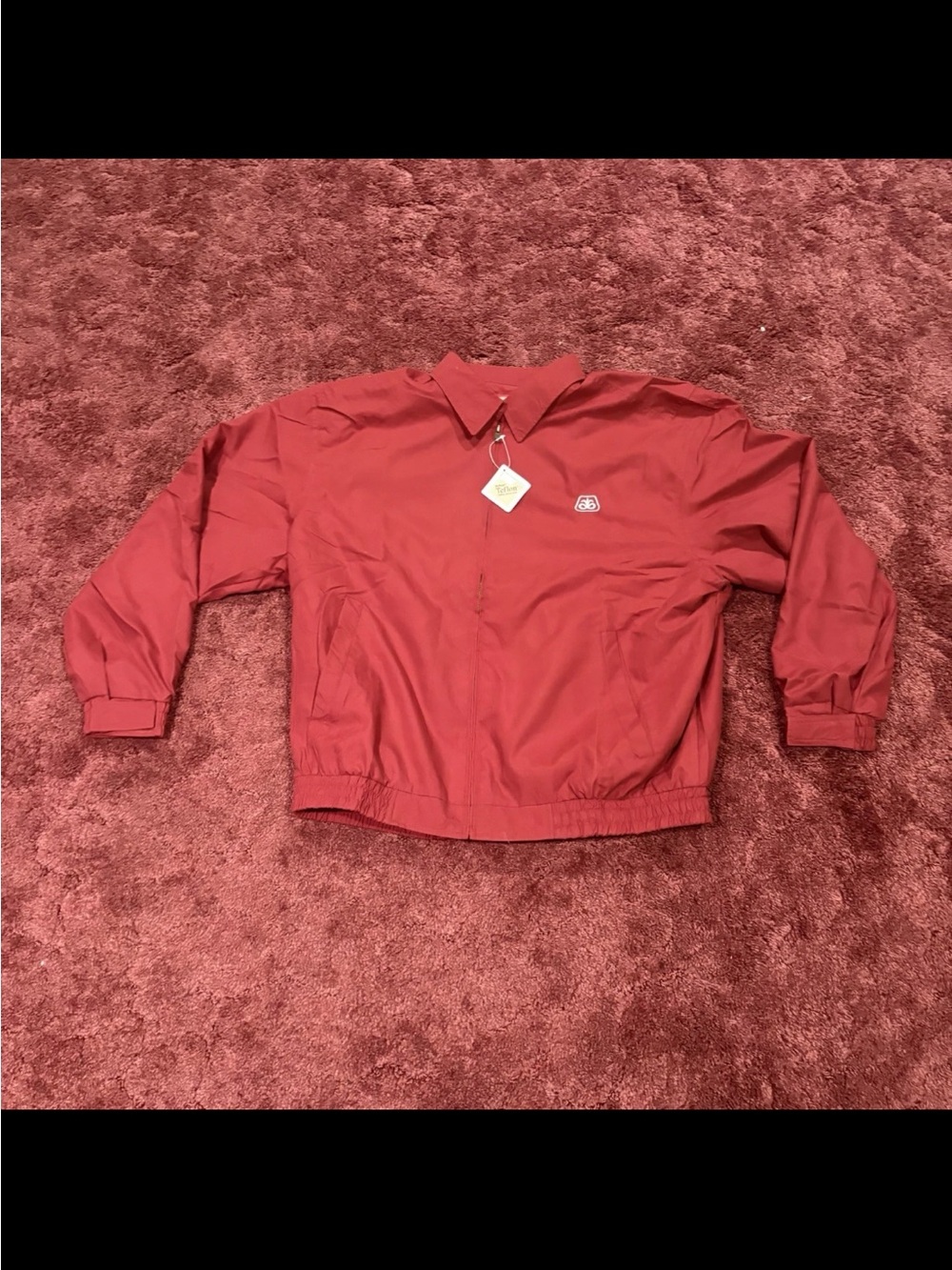 Men's Lightweight Red Shirt Jacket - Brand Unspecified